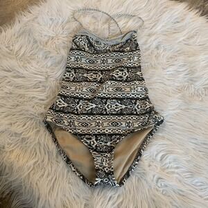 Madewell Swimsuit Womens Size 0 Black And White One Piece Swimsuit